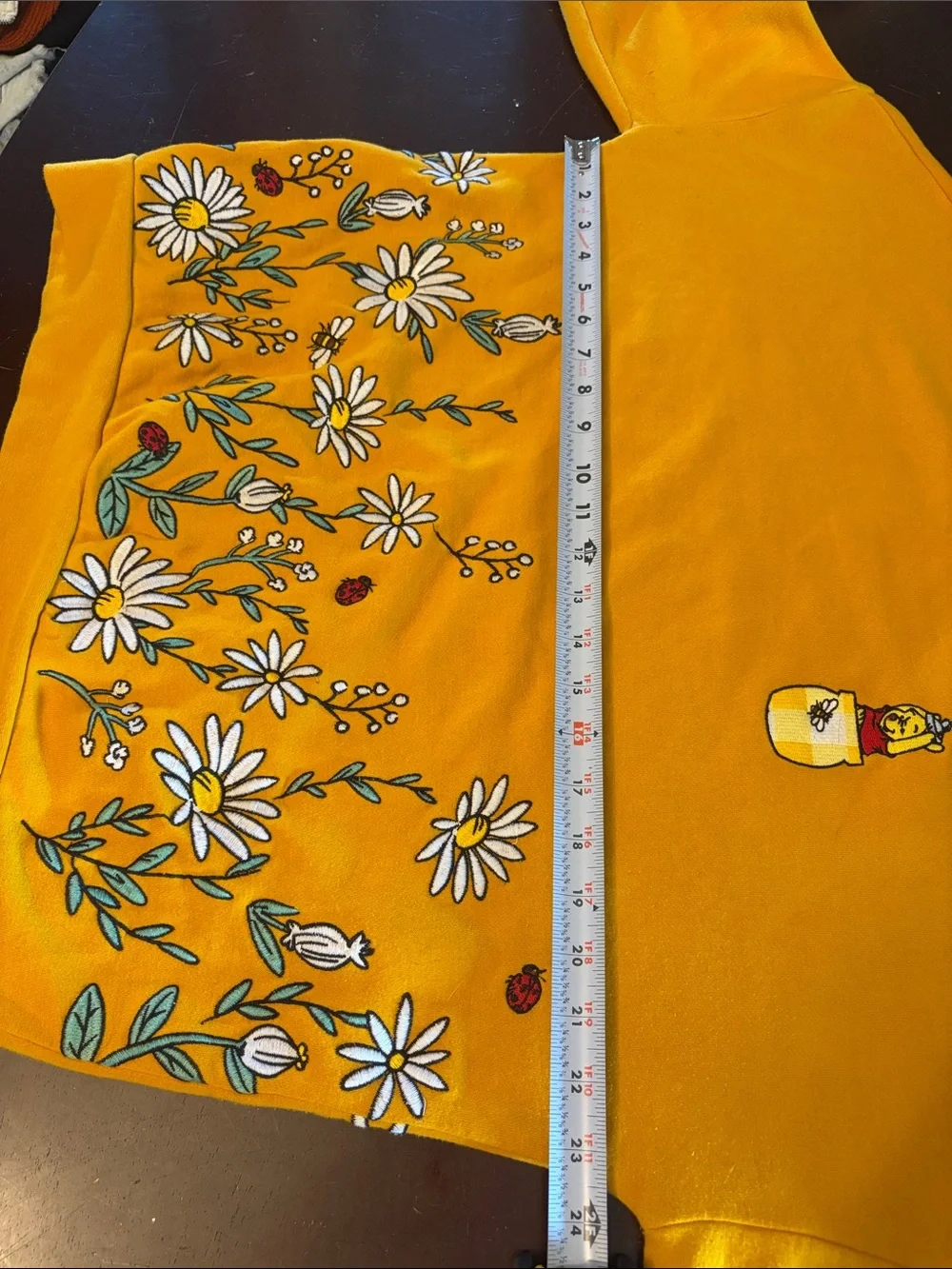 Disney Mustard Yellow Daisy Crewneck Sweatshirt